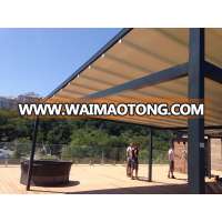 Aluminum Pergola awning M-OCEAN with automatic PVC roof